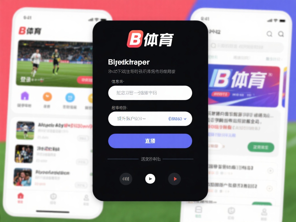 下载并安装B体育后，通常需要进行简单的注册。填写基