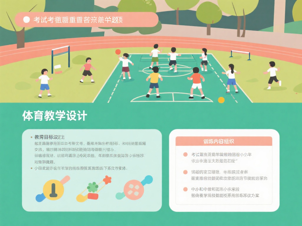 体育教学设计：这是考试中的重中之重，常见题型包括教