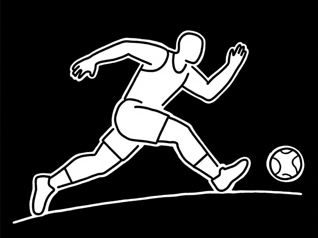 在艺术创作中，体育运动是一个充满力量与激情的主题，